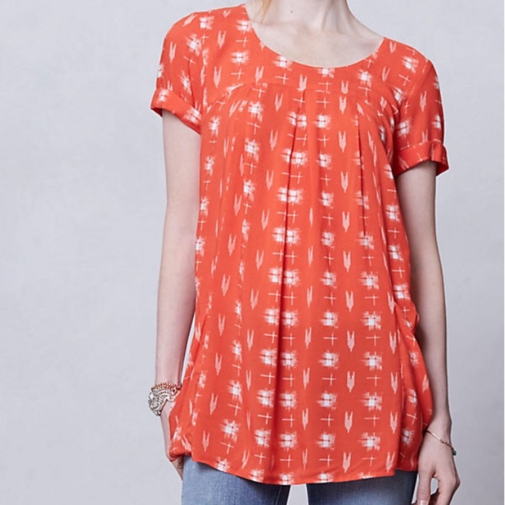 Anthropologie tunic shirt with pockets small